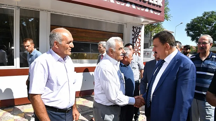 Başkan Gürkan Akçadağ'lı Muhtarla bir araya geldi!