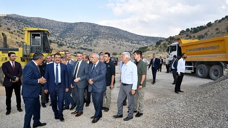 Başkan Gürkan'dan Doğanyol'a ziyaret!