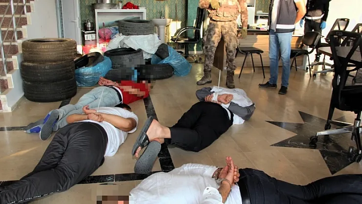 Malatya'da 13 kişilik suç çetesi operasyonla çökertildi!