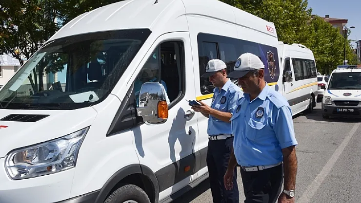 Malatya'da öğrenci servislerine sıkı denetim