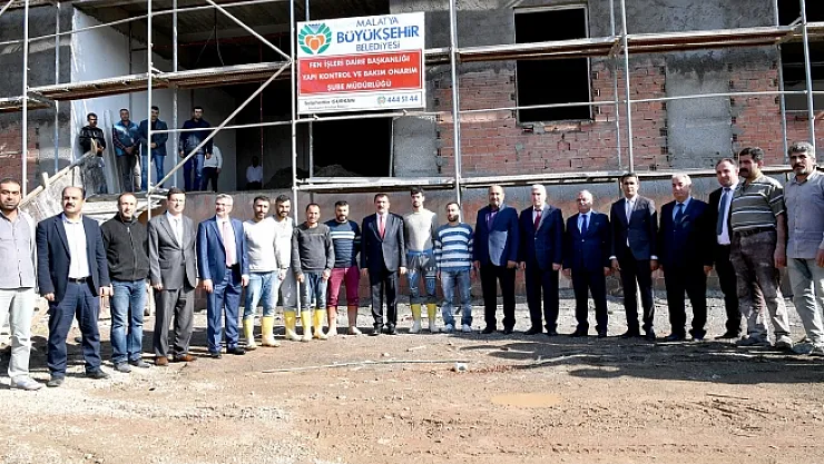 Başkan Gürkan, Yeni İtfaiye Merkezi inşaat çalışmalarını yerinde inceledi