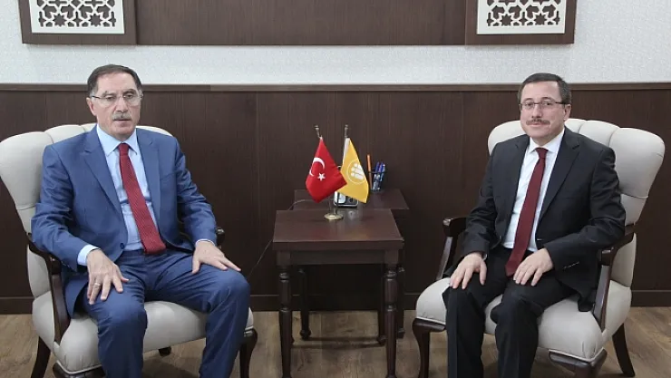 Kamu Başdenetçisi Şeref Malkoç'da Rektör Kızılay'a ziyaret!