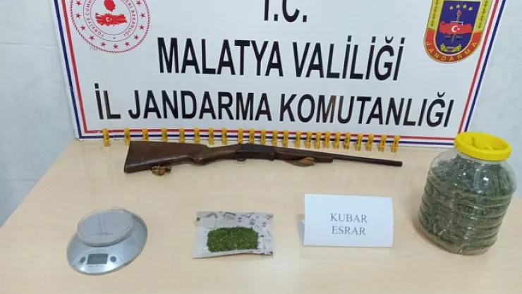 Malatya'da jandarmadan esrar operasyonu: 8 gözaltı