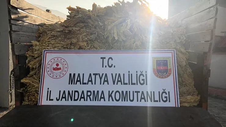 Malatya'da 3 tütün hırsızı yakalandı!
