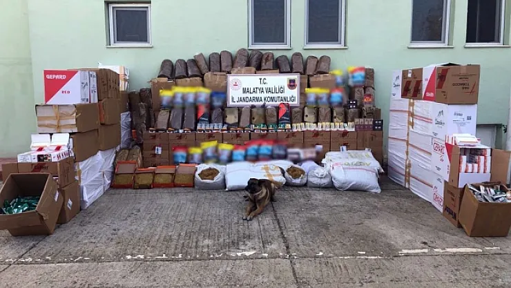 Malatya'da kaçakçılara darbe: 2 gözaltı!