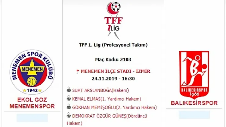 Malatyalı hakem Arslanboğa'ya 1.Lig maçında görev!..