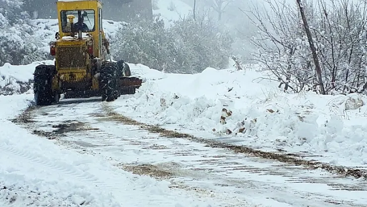 300 kırsal mahalle yolu kardan açıldı