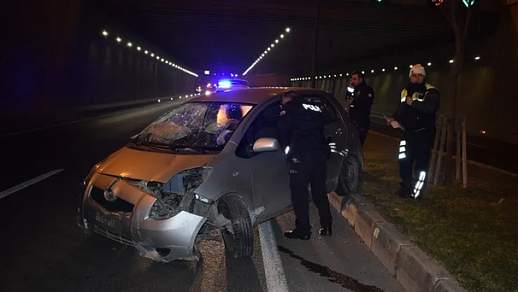 Malatya'da korkunç kaza! Ağaçları devirip karşı şeride geçti...