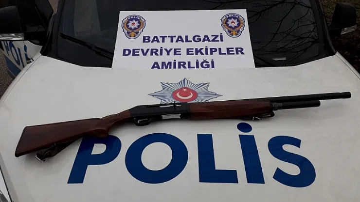 Malatya'da ruhsatsız silah denetimi: 8 gözaltı