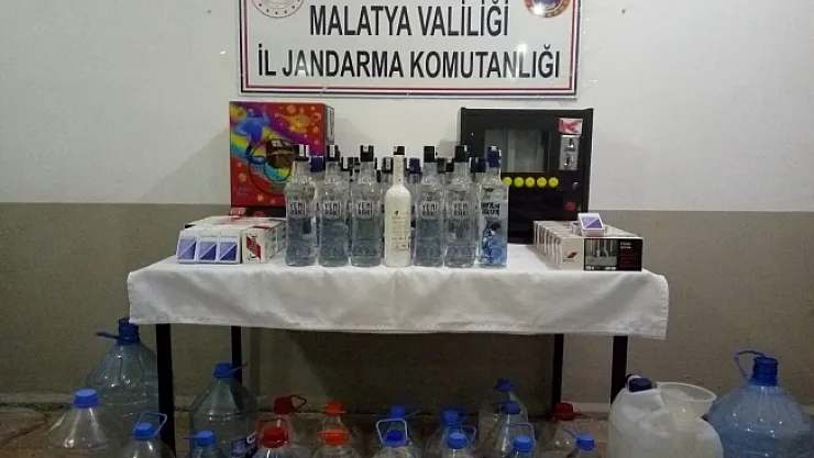 Malatya'da sahte içki operasyonu: 1 gözaltı