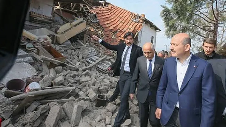 Bakan Soylu:  Evi yıkılanlara 41 bin TL yardım!