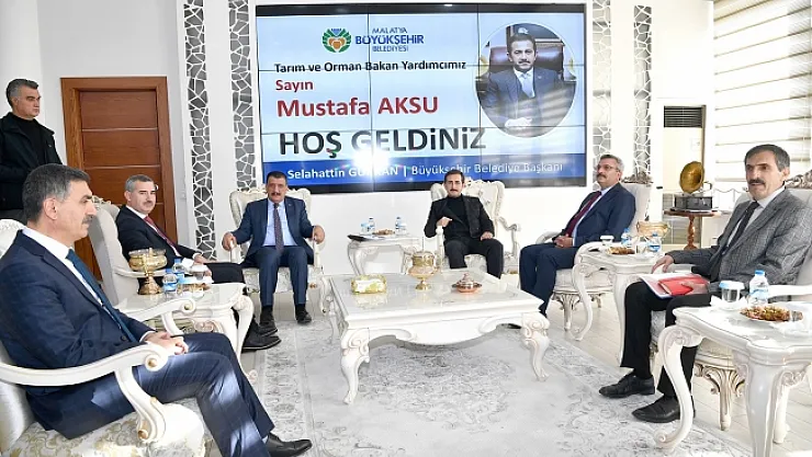 Bakan Yardımcısı Aksu , Başkan Gürkan'ı ziyaret etti