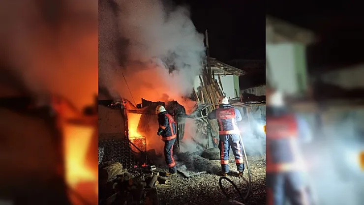 Korkutan o yangında her şey küle döndü!