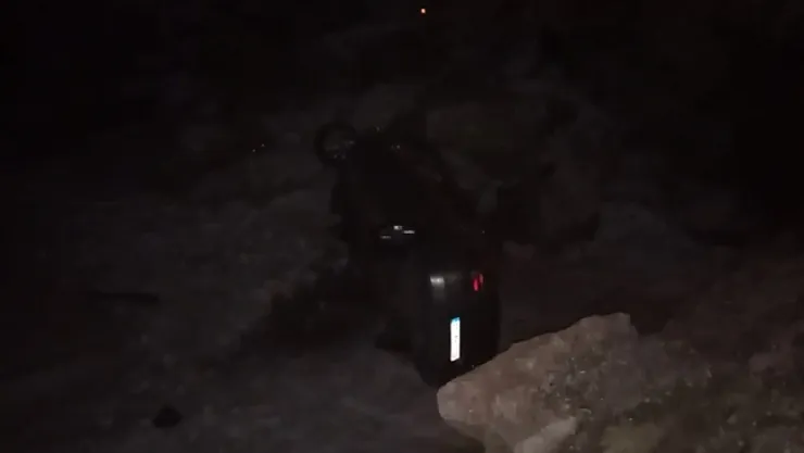 Otomobil şarampole yuvarlandı: 2 yaralı