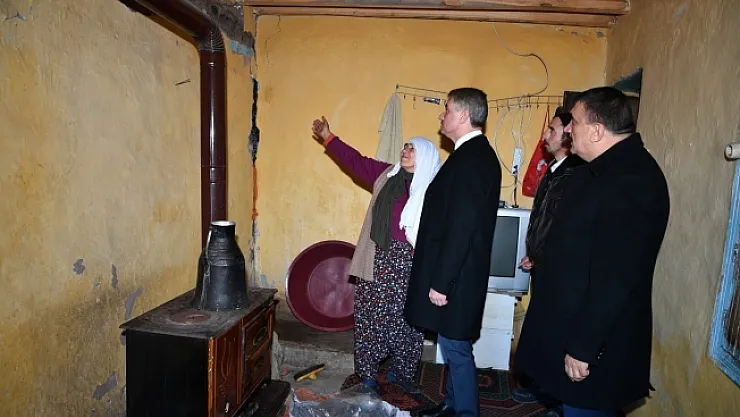 Vali Baruş ve Başkan Gürkan Kale'de inceleme yaptı!