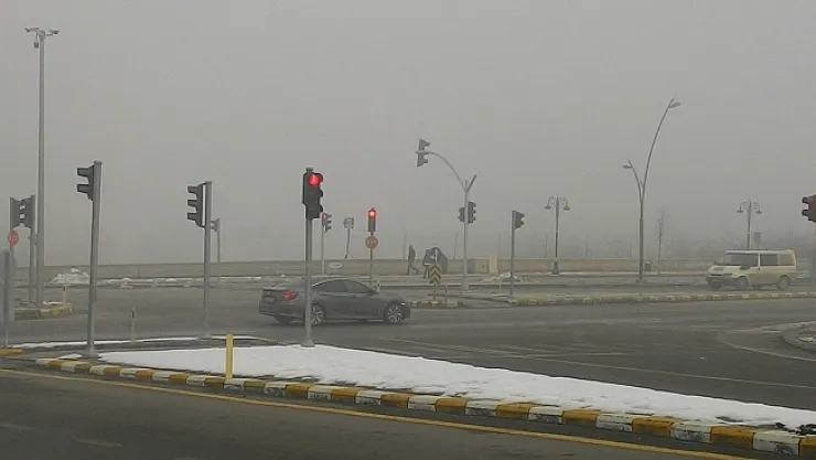 Malatya'da yoğun sis etkili oldu