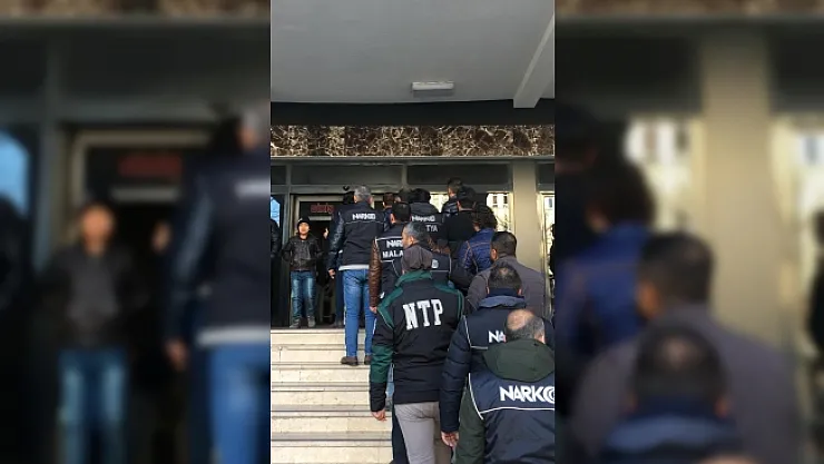 Malatya'da uyuşturucu operasyonu: 9 gözaltı!