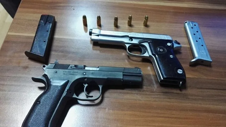 Malatya'da uyuşturucu ve silahtan 3 tutuklama!