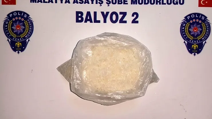 Malatya'da uyuşturucuya balyoz darbesi!