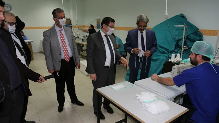 Talep artınca Turgut Özal Tıp Merkezi maskelerini artık kendi üretiyor