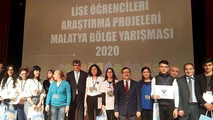 TÜBİTAK yarışmasında Malatya'dan 7 proje bölge birincisi!