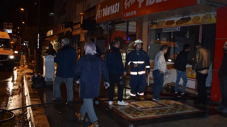 Dumandan etkilenen şahıs hastaneye kaldırıldı