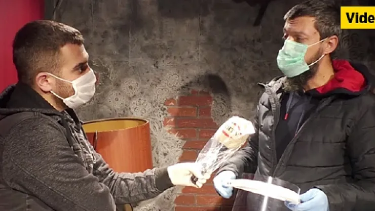 Felaket fırsatçılarına inat ücretsiz yüz kalkanı!