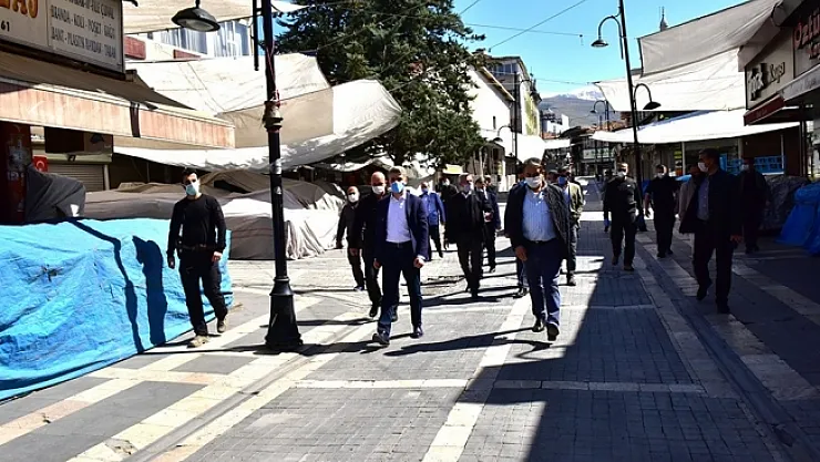 Malatya Pandemi Kurulu'ndan il merkezinde denetim!