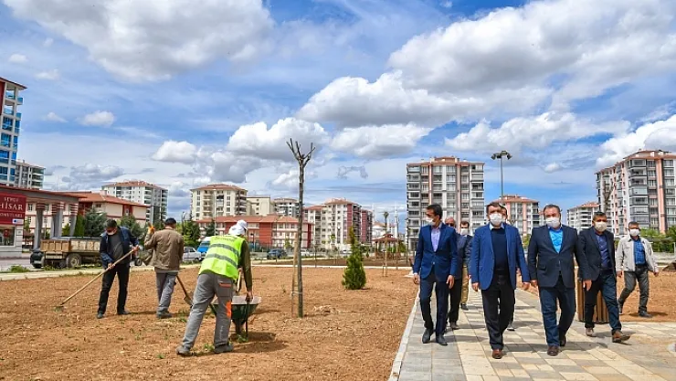 Malatya'daki 30 dönümlük park büyük oranda tamamlandı