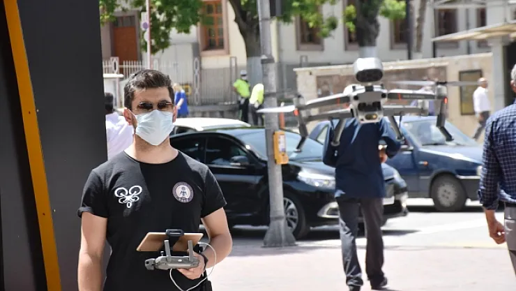 Emniyet, sesli drone ile vatandaşlara uyarıda bulunuyor