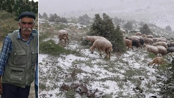 Fırtınada kalan sürüsünü kurtarmaya giderken hayatını kaybetti!