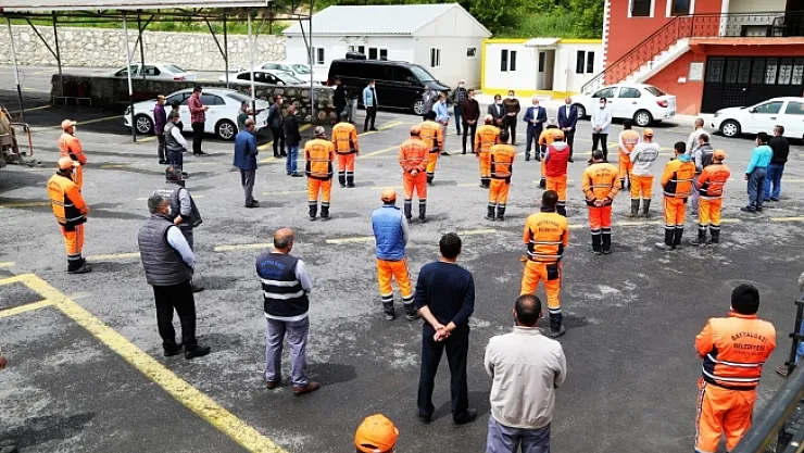 Güder'den temizlik işçilerine 1 Mayıs müjdesi