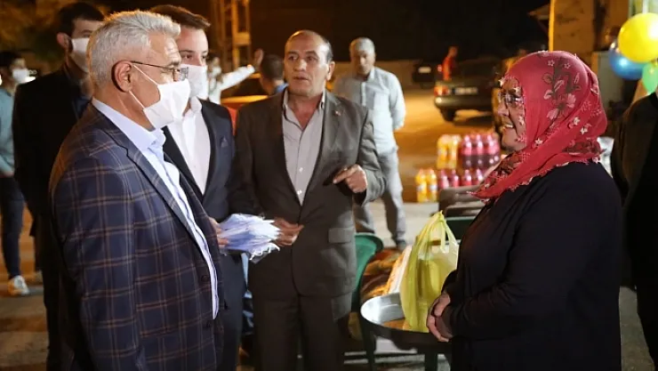 Güder'den bayram öncesi esnaflara destek ziyareti