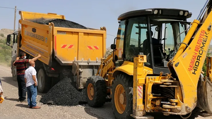 Hekimhan'sa asfalt çalışmaları hız kazandı