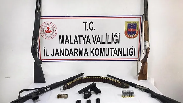 Malatya'da silah operasyonu: 3 zanlı yakalandı!