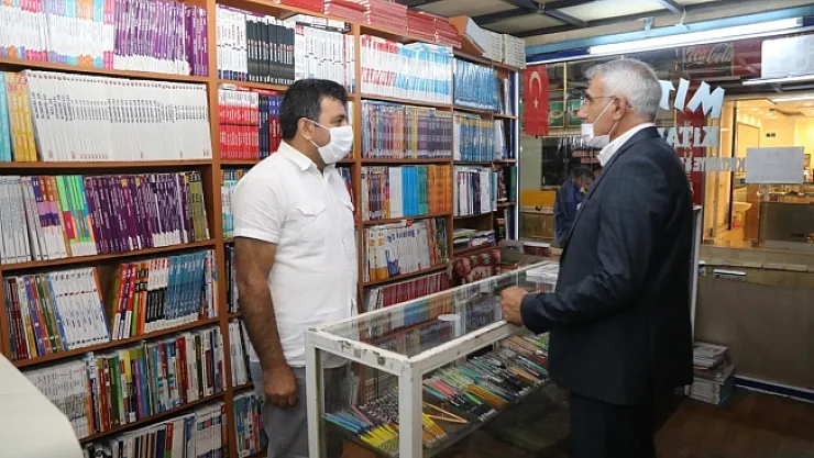 Başkan Güder'den Sahaflar Çarşısı'ndaki esnaflara ziyaret