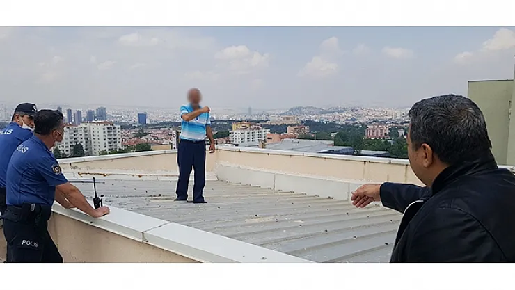 Başkentte intihar girişimi! Fendoğlu ikna etti