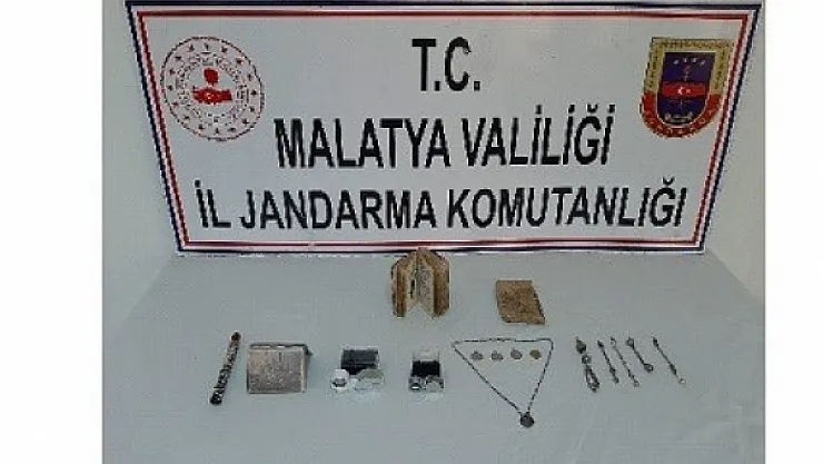 Malatya'da tarihi eser operasyonu: 2 gözaltı