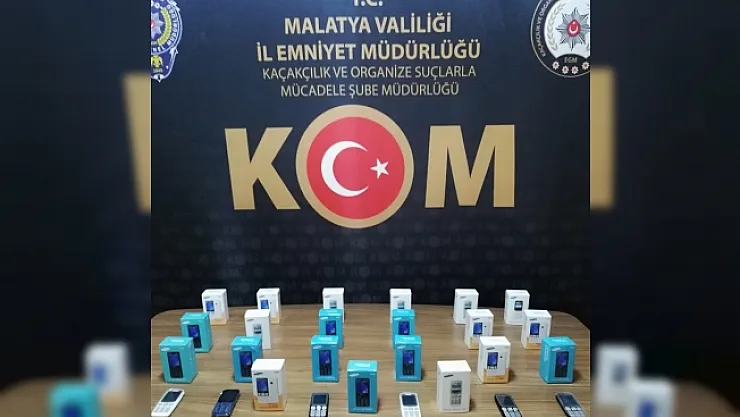 Malatya'da gümrük kaçağı ürünler ele geçirildi