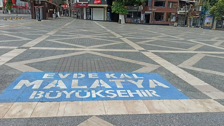 Malatya'da kısıtlama sonrası sokaklar boş kaldı