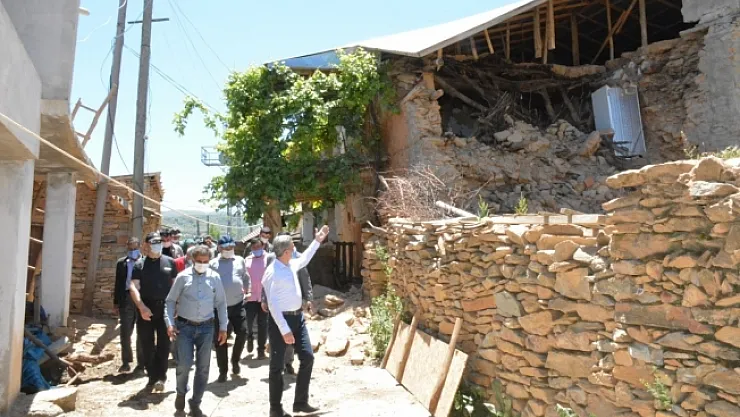 Pütürge'de hasar tespit çalışmaları başladı!