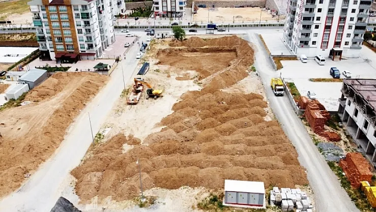 Yeşilçam sosyal tesisi için ilk kazma vuruldu