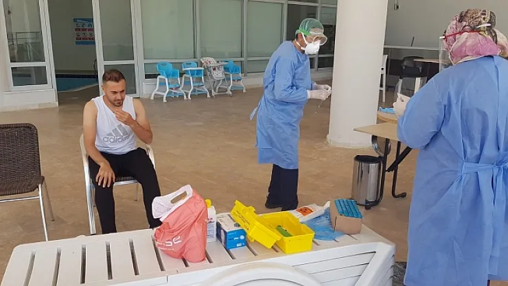 Yeşilyurt Belediyespor'a kamp öncesi Covid-19 testi