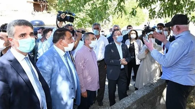 İçişleri Bakan Yardımcısı Çataklı deprem bölgesinde