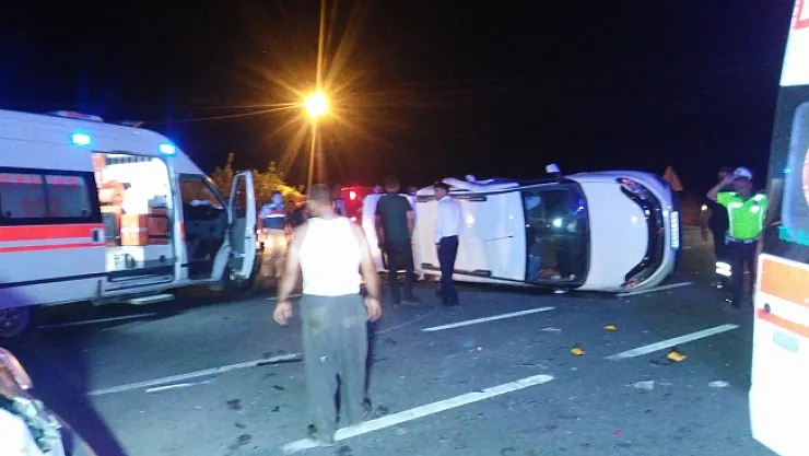 Malatya'da iki araç çarpıştı: 3'ü çocuk 8 yaralı!