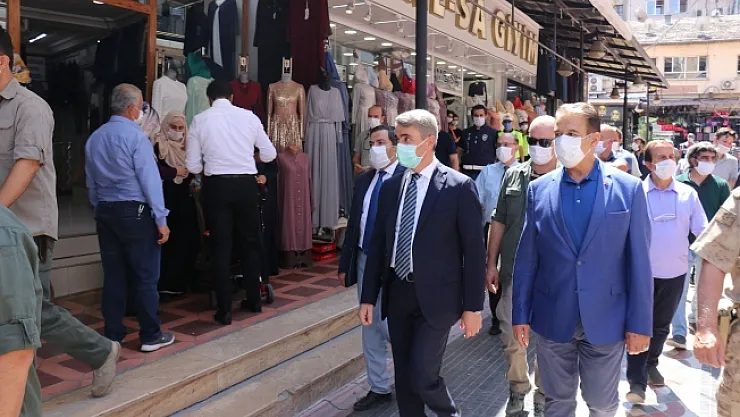 Malatya'da korona virüs denetimi! Vali Baruş'ta katıldı!