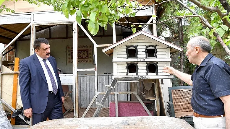 Örnek davranış! Hayvanlar için barınaklar yaparak bağışlıyor