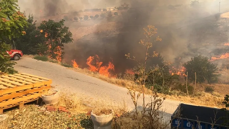 Akçadağ'da sigara izmariti yangın çıkardı