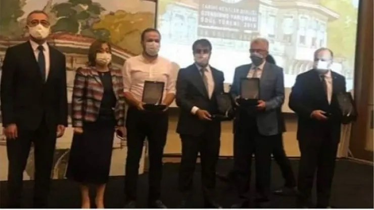 Büyükşehir Belediyesi'ne 'Kültürel Miras Ödülü' verildi!