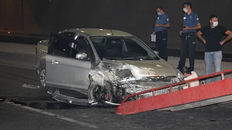 Malatya'da alt geçitte trafik kazası: 2 yaralı
